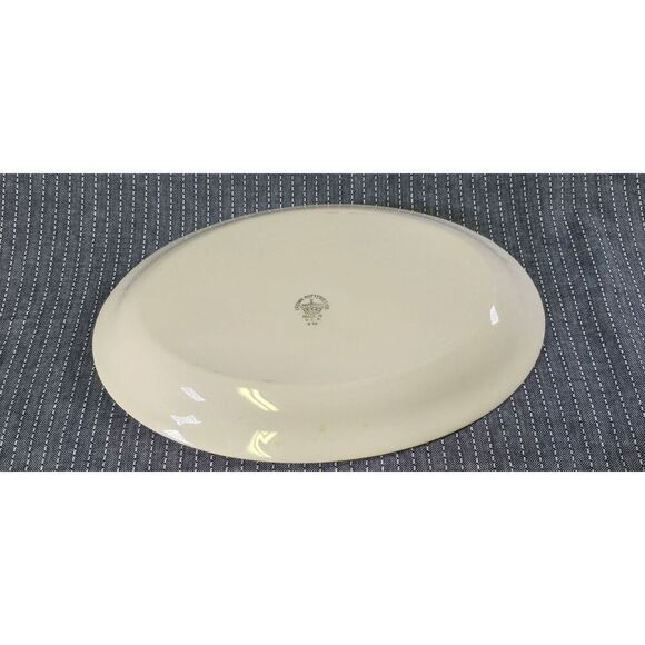 Crown Potteries Yellow Buttercup Oval Serving Platter - Picture 4 of 9